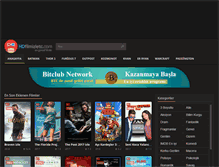 Tablet Screenshot of hdfilmizletc.com